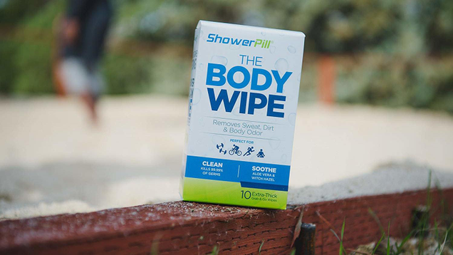 If you don’t have time for a full shower after working out, these shower sheets can get you clean enough to pop into the store on your way home.